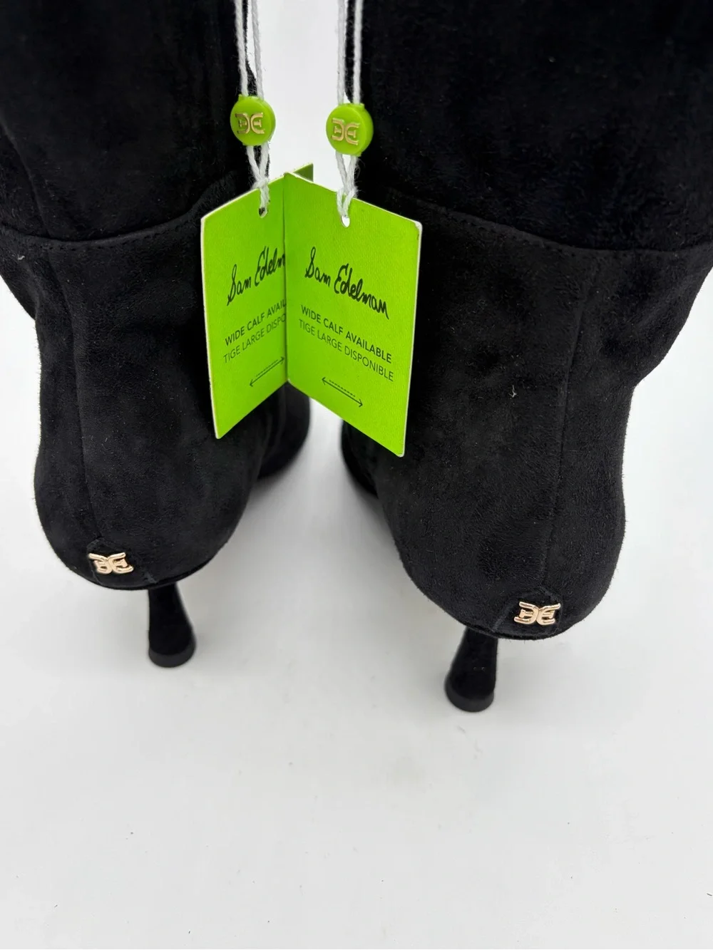 Sam Edelman Black Over-the-Knee Suede Boots